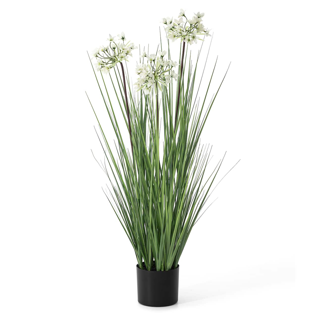 Glitzhome® 3.25ft. Faux Onion Grass Plant in Pot